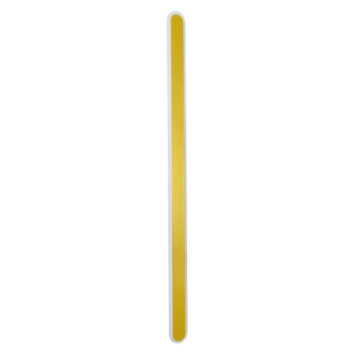 GloboStar® HOUSTON 61350 Φωτιστικό Τοίχου - Απλίκα Design LED CCT 24W 2880lm 360° AC 220-240V - Εναλλαγή Φωτισμού μέσω Διακόπτη On/Off All In One Ψυχρό 6000k+Φυσικό 4500k+Θερμό 2700k Μ6 x Π3 x Υ100cm - Χρυσό 61350 - ledmania.gr