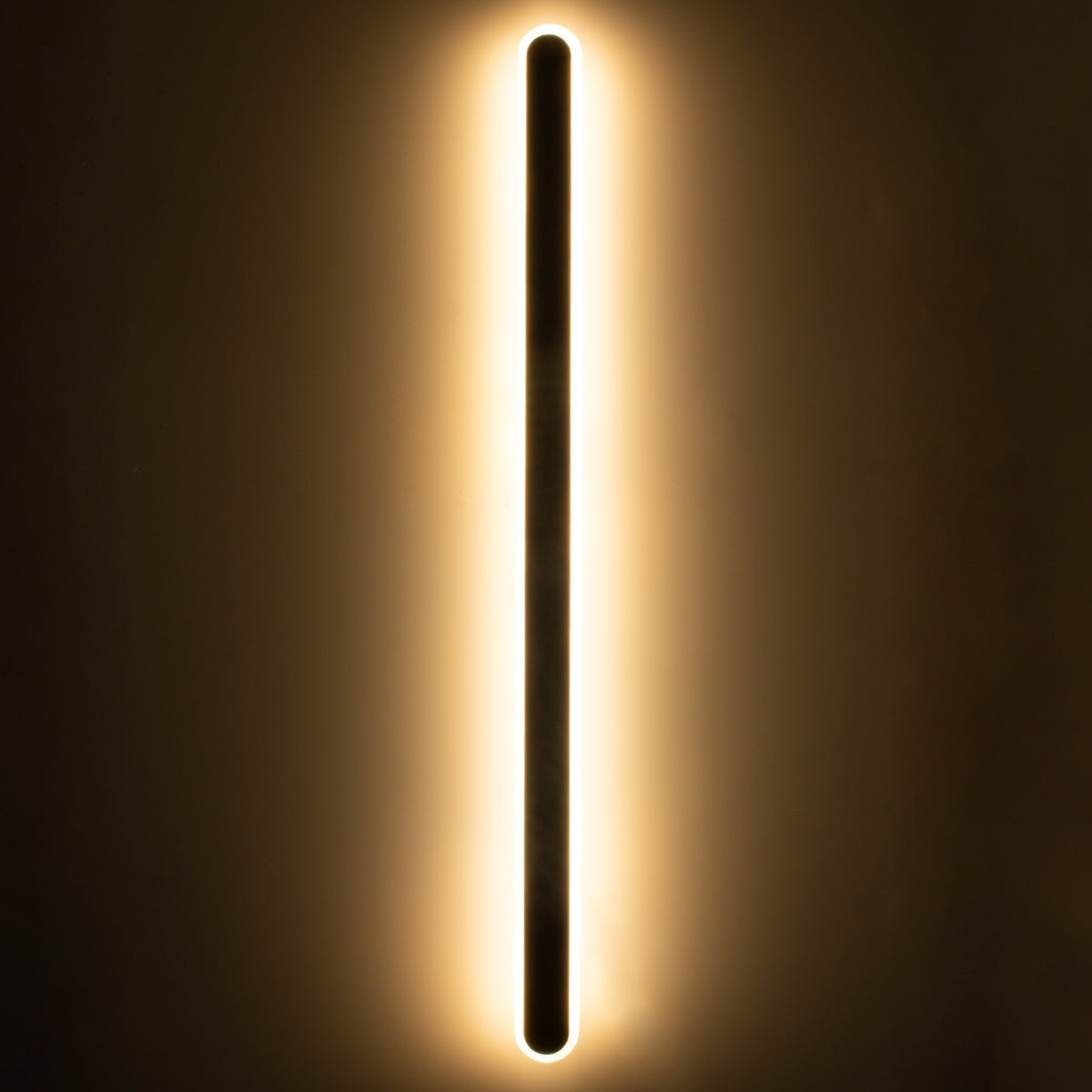 GloboStar® HOUSTON 61350 Φωτιστικό Τοίχου - Απλίκα Design LED CCT 24W 2880lm 360° AC 220-240V - Εναλλαγή Φωτισμού μέσω Διακόπτη On/Off All In One Ψυχρό 6000k+Φυσικό 4500k+Θερμό 2700k Μ6 x Π3 x Υ100cm - Χρυσό 61350 - ledmania.gr