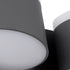 GloboStar® REGENCY 61378 Μοντέρνο Φωτιστικό Τοίχου - Απλίκα Ξενοδοχείου Bed Side LED 16W 1840lm 120° AC 220-240V - Reading Up/Down Light - Φορτιστής USB 3A - Μ16.5 x Π12 x Υ10cm - Φυσικό Λευκό 4500K - Γκρι Ανθρακί - ledmania.gr
