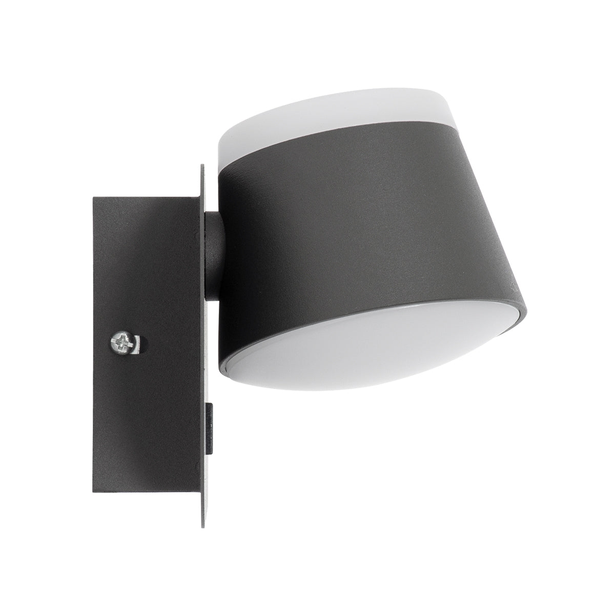 GloboStar® REGENCY 61378 Μοντέρνο Φωτιστικό Τοίχου - Απλίκα Ξενοδοχείου Bed Side LED 16W 1840lm 120° AC 220-240V - Reading Up/Down Light - Φορτιστής USB 3A - Μ16.5 x Π12 x Υ10cm - Φυσικό Λευκό 4500K - Γκρι Ανθρακί - ledmania.gr