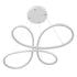GloboStar® BUTTERFLY 61392 Κρεμαστό Φωτιστικό Οροφής Design LED CCT 75W 8400lm 300° AC 220-240V - Εναλλαγή Φωτισμού μέσω Τηλεχειριστηρίου All In One Ψυχρό 6000k+Φυσικό 4500k+Θερμό 2700k Dimmable Μ71 x Π52 x Υ4cm - Λευκό - ledmania.gr