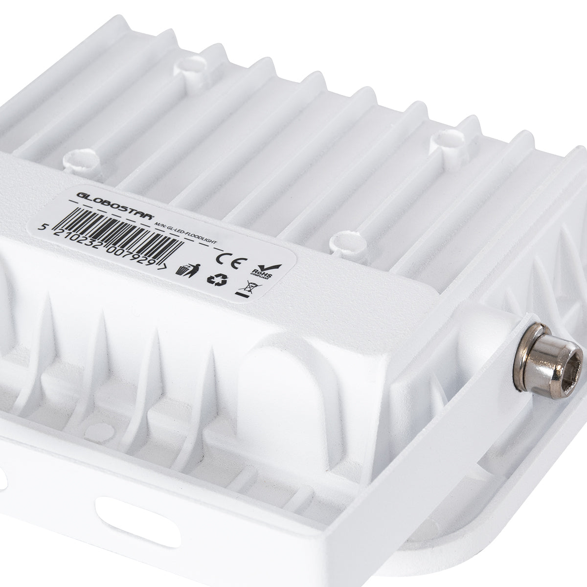 GloboStar® ATLAS 61407 Επαγγελματικός Προβολέας LED 20W 2500lm 120° AC 220-240V - Αδιάβροχος IP67 - Μ12 x Π2.5 x Υ9.5cm - Λευκό - Ψυχρό Λευκό 6000K - LUMILEDS Chips - TÜV Rheinland Certified - 5 Years Warranty - ledmania.gr