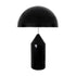 GloboStar® URANUS-L 61457 Μοντέρνο Επιτραπέζιο Φωτιστικό Πορτατίφ Δίφωτο 2 x E27 AC220-240V IP20 - Φ50 x Υ77cm - Μαύρο Μεταλλικό Καμπάνα με Διακόπτη On/Off - 5 Years Warranty - ledmania.gr