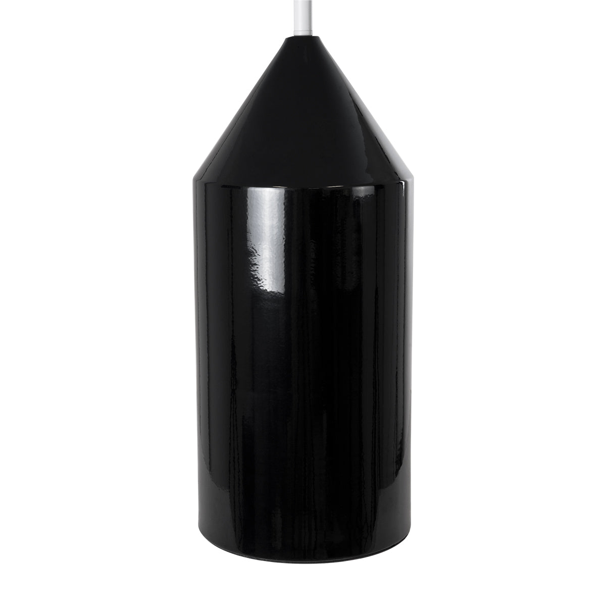 GloboStar® URANUS-L 61457 Μοντέρνο Επιτραπέζιο Φωτιστικό Πορτατίφ Δίφωτο 2 x E27 AC220-240V IP20 - Φ50 x Υ77cm - Μαύρο Μεταλλικό Καμπάνα με Διακόπτη On/Off - 5 Years Warranty - ledmania.gr