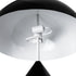 GloboStar® URANUS-L 61457 Μοντέρνο Επιτραπέζιο Φωτιστικό Πορτατίφ Δίφωτο 2 x E27 AC220-240V IP20 - Φ50 x Υ77cm - Μαύρο Μεταλλικό Καμπάνα με Διακόπτη On/Off - 5 Years Warranty - ledmania.gr