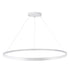 GloboStar® DIAMOND 61518 Κρεμαστό Φωτιστικό Δαχτυλίδι-Κύκλος LED CCT 75W 8400lm 360° AC 220-240V - Εναλλαγή Φωτισμού μέσω Τηλεχειριστηρίου All In One Ψυχρό 6000k+Φυσικό 4500k+Θερμό 2700k Dimmable Φ100cm - Λευκό - 3 Years Warranty - ledmania.gr