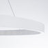 GloboStar® DIAMOND 61518 Κρεμαστό Φωτιστικό Δαχτυλίδι-Κύκλος LED CCT 75W 8400lm 360° AC 220-240V - Εναλλαγή Φωτισμού μέσω Τηλεχειριστηρίου All In One Ψυχρό 6000k+Φυσικό 4500k+Θερμό 2700k Dimmable Φ100cm - Λευκό - 3 Years Warranty - ledmania.gr