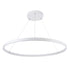 GloboStar® DIAMOND 61521 Κρεμαστό Φωτιστικό Δαχτυλίδι-Κύκλος LED CCT 67W 7504lm 360° AC 220-240V - Εναλλαγή Φωτισμού μέσω Τηλεχειριστηρίου All In One Ψυχρό 6000k+Φυσικό 4500k+Θερμό 2700k Dimmable Φ80cm - Λευκό - 3 Years Warranty - ledmania.gr