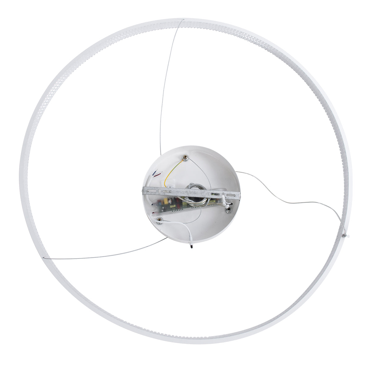 GloboStar® DIAMOND 61521 Κρεμαστό Φωτιστικό Δαχτυλίδι-Κύκλος LED CCT 67W 7504lm 360° AC 220-240V - Εναλλαγή Φωτισμού μέσω Τηλεχειριστηρίου All In One Ψυχρό 6000k+Φυσικό 4500k+Θερμό 2700k Dimmable Φ80cm - Λευκό - 3 Years Warranty - ledmania.gr