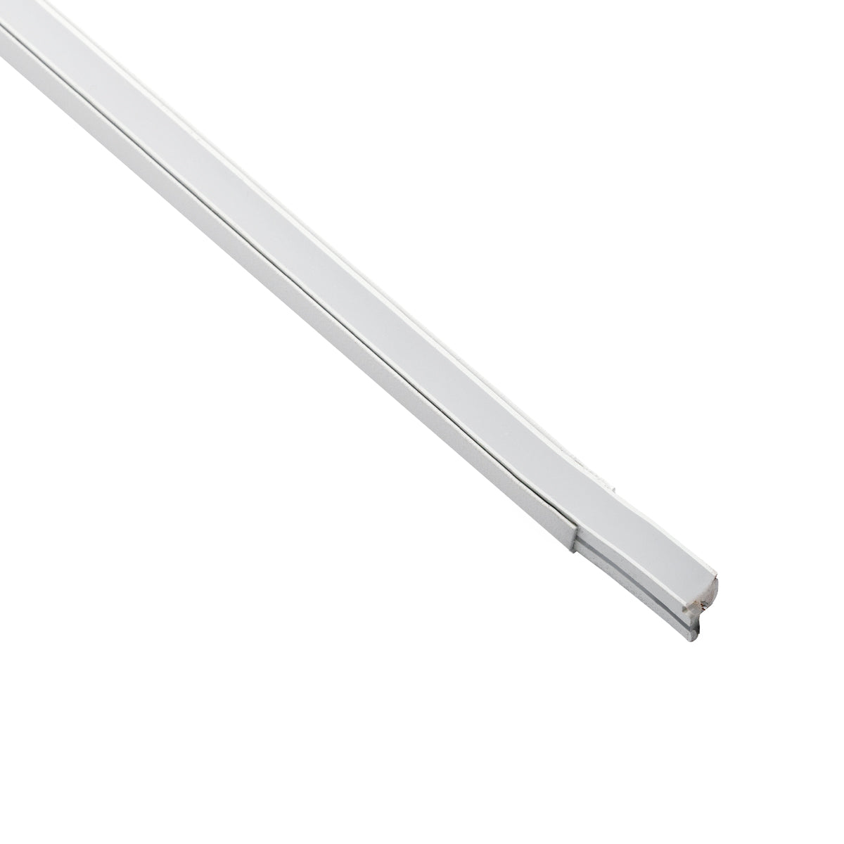 GloboStar® NEONPRO 61530 Προφίλ Αλουμινίου - Βάση Στήριξης για την NEONPRO Professional Neon Flex LED 10W/m 24VDC & 48VDC με Π6 x Υ1.2cm - Λευκό - Μ300 x Π0.8 x Υ1.3cm - Πακέτο 5 Τεμάχια των 3 Μέτρων - ledmania.gr