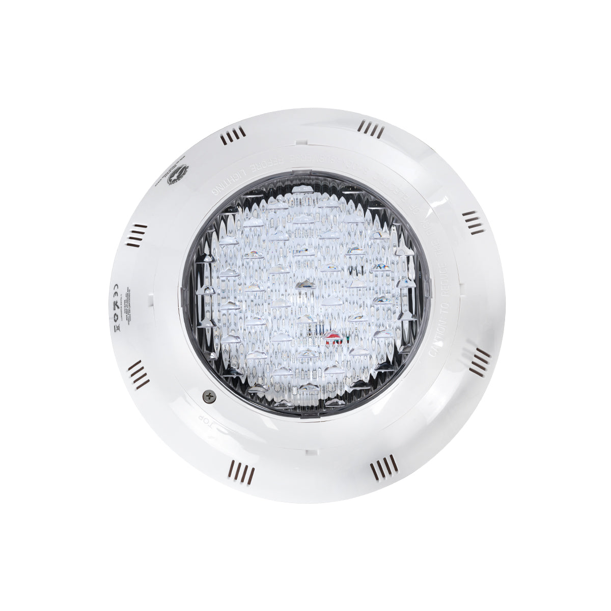 GloboStar® POOLΕΤΙ 61542 PRO Φωτιστικό Πισίνας LED 25W 1750lm 120° AC 12V Αδιάβροχο IP68 IK06 Tempered Glass Φ30 x Υ6.5cm RGB με Ασύρματο Χειριστήριο RF 2.4Ghz Εμβέλειας 60 Μέτρων - Bridgelux Chip - 2 Meter VDE Certified Cable - 3 Years Warranty - ledmania.gr