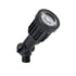 GloboStar® GARDENINI 61544 Καρφωτό Φωτιστικό Σποτ Κήπου LED 5W 550lm 38° DC 24V IP68 Υψηλής Αντοχής ABS IK06 Φ5.5 x Υ13.5cm - Πράσινο 550nm Dimmable - Μαύρο - Bridgelux Chip - 3 Years Warranty - ledmania.gr