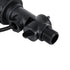 GloboStar® GARDENINI 61544 Καρφωτό Φωτιστικό Σποτ Κήπου LED 5W 550lm 38° DC 24V IP68 Υψηλής Αντοχής ABS IK06 Φ5.5 x Υ13.5cm - Πράσινο 550nm Dimmable - Μαύρο - Bridgelux Chip - 3 Years Warranty - ledmania.gr