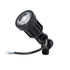 GloboStar® GARDENINI 61545 Καρφωτό Φωτιστικό Σποτ Κήπου LED 5W 550lm 38° DC 24V IP68 Υψηλής Αντοχής ABS IK06 Φ5.5 x Υ13.5cm - Μπλε 450nm Dimmable - Μαύρο - Bridgelux Chip - 3 Years Warranty - ledmania.gr