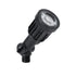 GloboStar® GARDENINI 61545 Καρφωτό Φωτιστικό Σποτ Κήπου LED 5W 550lm 38° DC 24V IP68 Υψηλής Αντοχής ABS IK06 Φ5.5 x Υ13.5cm - Μπλε 450nm Dimmable - Μαύρο - Bridgelux Chip - 3 Years Warranty - ledmania.gr