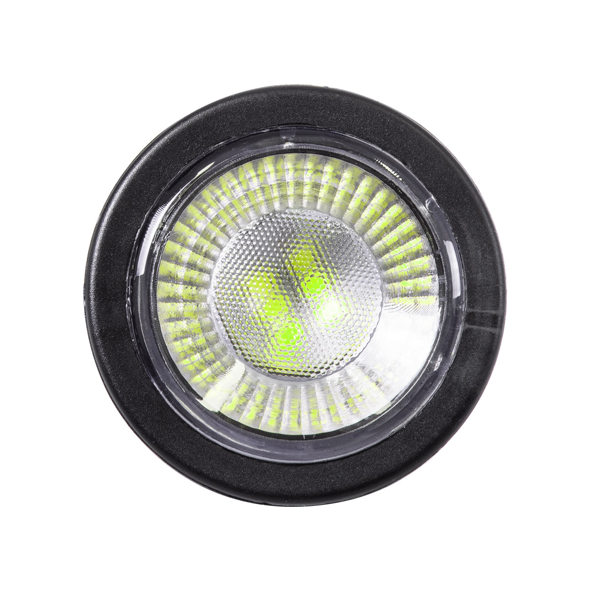 GloboStar® GARDENINI 61547 Επιφανειακό Φωτιστικό Σποτ Κήπου LED 5W 550lm 38° DC 24V IP68 Υψηλής Αντοχής ABS IK06 Φ7 x Υ14.5cm - Πράσινο 550nm Dimmable - Μαύρο - Bridgelux Chip - 3 Years Warranty - ledmania.gr