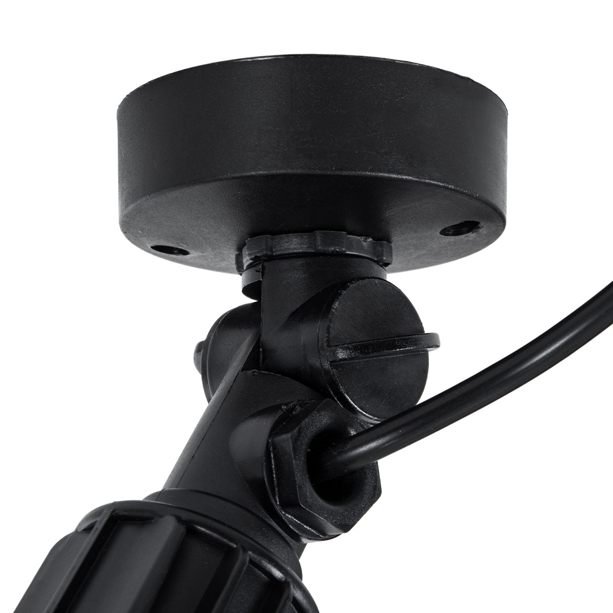 GloboStar® GARDENINI 61547 Επιφανειακό Φωτιστικό Σποτ Κήπου LED 5W 550lm 38° DC 24V IP68 Υψηλής Αντοχής ABS IK06 Φ7 x Υ14.5cm - Πράσινο 550nm Dimmable - Μαύρο - Bridgelux Chip - 3 Years Warranty - ledmania.gr