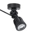 GloboStar® GARDENINI 61548 Επιφανειακό Φωτιστικό Σποτ Κήπου LED 5W 550lm 38° DC 24V IP68 Υψηλής Αντοχής ABS IK06 Φ7 x Υ14.5cm - Μπλε 450nm Dimmable - Μαύρο - Bridgelux Chip - 3 Years Warranty - ledmania.gr