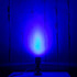 GloboStar® GARDENINI 61548 Επιφανειακό Φωτιστικό Σποτ Κήπου LED 5W 550lm 38° DC 24V IP68 Υψηλής Αντοχής ABS IK06 Φ7 x Υ14.5cm - Μπλε 450nm Dimmable - Μαύρο - Bridgelux Chip - 3 Years Warranty - ledmania.gr