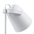 GloboStar® PENCASE 61564 Μοντέρνο Επιτραπέζιο Φωτιστικό Γραφείου - Πορτατίφ - Μονόφωτο 1 x E27 Λευκό Μεταλλικό Καμπάνα με Διακόπτη On/Off - Μολυβοθήκη & Βάση Τηλεφώνου - L12 x W15 x H38cm - ledmania.gr