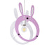 GloboStar® BUNNY 61577 Μοντέρνο Παδικό Κρεμαστό Φωτιστικό Οροφής Μονόφωτο 1 x E27 Ροζ PVC Φιγούρα Λαγουδάκι Μ27.2 x Π15.5 x Υ40cm - ledmania.gr
