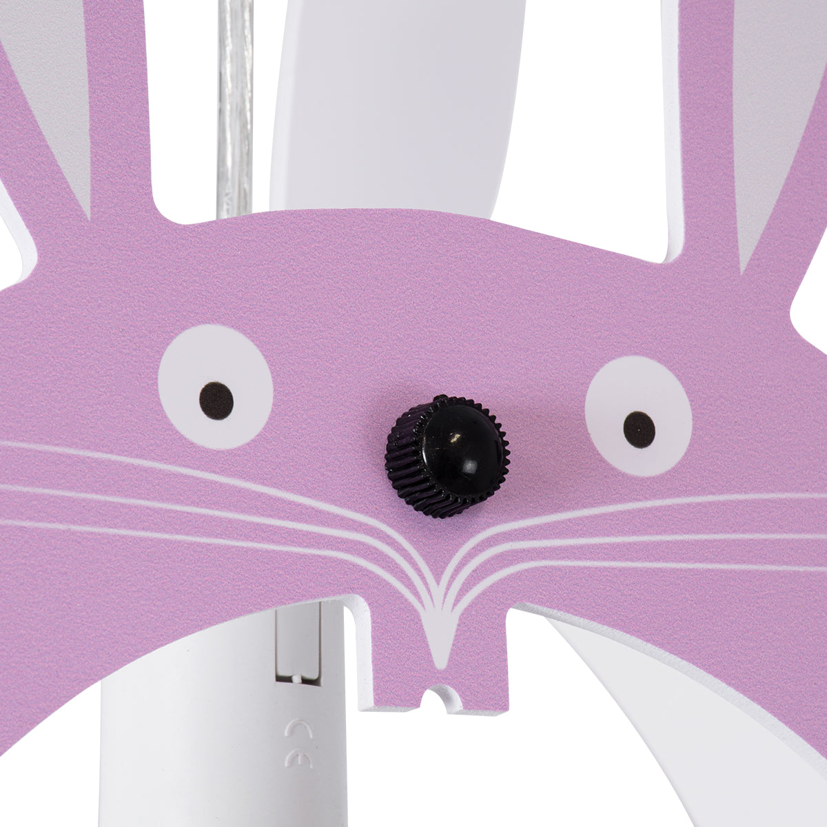 GloboStar® BUNNY 61577 Μοντέρνο Παδικό Κρεμαστό Φωτιστικό Οροφής Μονόφωτο 1 x E27 Ροζ PVC Φιγούρα Λαγουδάκι Μ27.2 x Π15.5 x Υ40cm - ledmania.gr