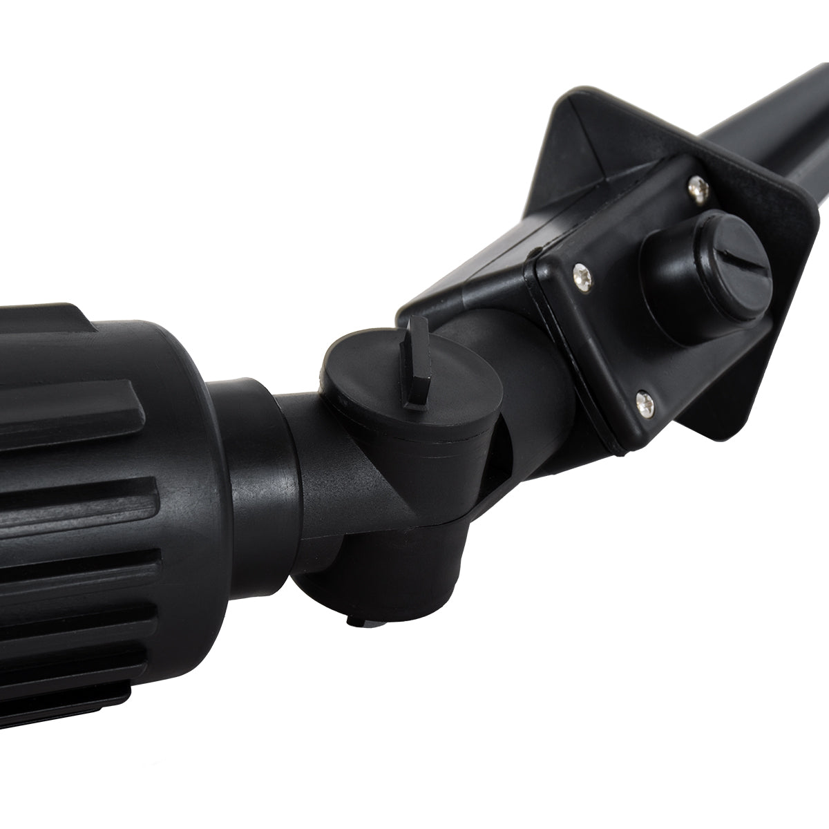 GloboStar® GRASEDO 61613 Καρφωτή Βάση Κήπου με Ντουί E27 για Λάμπα Σποτ PAR38 - Αδιάβροχη IP67 - Υψηλής Αντοχής ABS - VDE Certified - Φ7.6 x Υ43.5cm - Μαύρο - 5 Years Warranty - ledmania.gr