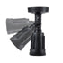 GloboStar® GRASEDO 61615 Βάση Κήπου με Ντουί E27 για Λάμπα Σποτ PAR38 - Αδιάβροχη IP67 - Υψηλής Αντοχής ABS - VDE Certified - Φ9.5 x Υ22cm - Μαύρο - 5 Years Warranty - ledmania.gr
