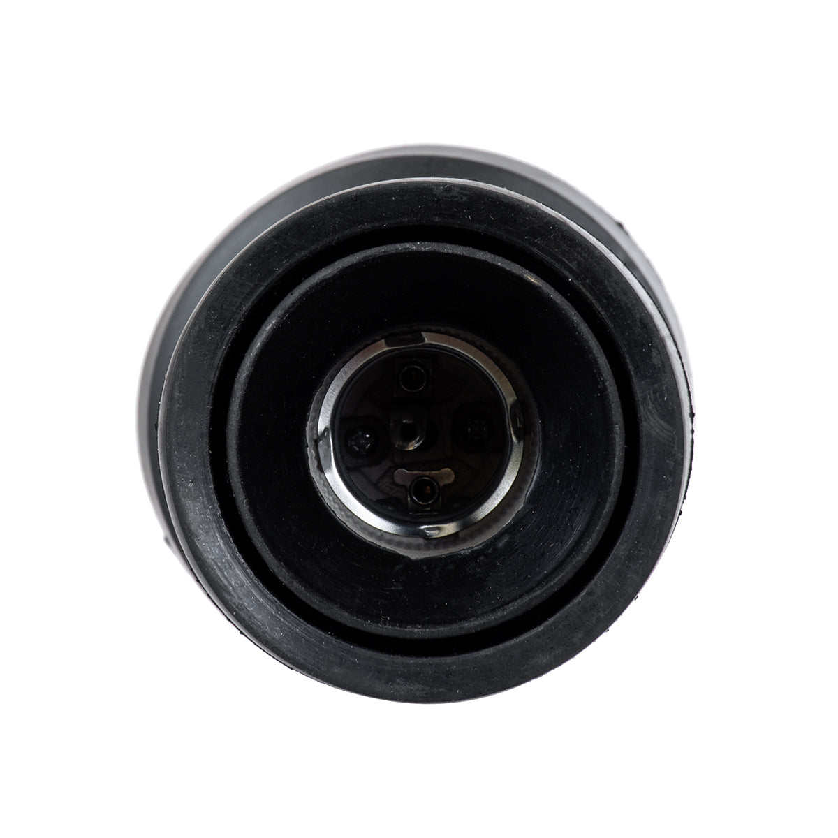 GloboStar® GRASEDO 61615 Βάση Κήπου με Ντουί E27 για Λάμπα Σποτ PAR38 - Αδιάβροχη IP67 - Υψηλής Αντοχής ABS - VDE Certified - Φ9.5 x Υ22cm - Μαύρο - 5 Years Warranty - ledmania.gr