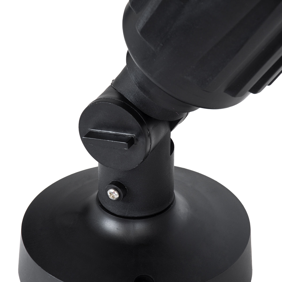 GloboStar® GRASEDO 61615 Βάση Κήπου με Ντουί E27 για Λάμπα Σποτ PAR38 - Αδιάβροχη IP67 - Υψηλής Αντοχής ABS - VDE Certified - Φ9.5 x Υ22cm - Μαύρο - 5 Years Warranty - ledmania.gr