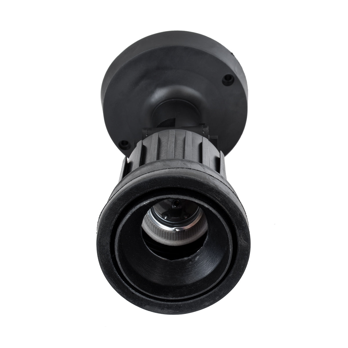 GloboStar® GRASEDO 61615 Βάση Κήπου με Ντουί E27 για Λάμπα Σποτ PAR38 - Αδιάβροχη IP67 - Υψηλής Αντοχής ABS - VDE Certified - Φ9.5 x Υ22cm - Μαύρο - 5 Years Warranty - ledmania.gr