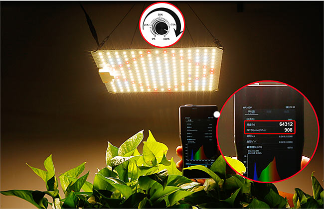 Full Spectrum Dimmable 800watt-64000Lm-PPFD 908 umol-Led Panel για Ανάπτυξη Φυτων-230volt - ledmania.gr