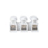 GloboStar® FAST-CONNECT 69906 Τριπλή Κλέμα Ταχείας Σύνδεσης & Διακλάδωσης Καλωδίων - 3 x Είσοδοι & 3 x Έξοδοι με Συμβατή Διατομή Καλωδίων 0.2mm² έως 1mm² - 250V 2A Max - Μ2 x Π2.7 x Υ1.9cm - Λευκό - Πακέτο 20 Τεμαχίων - 5 Years Warranty - ledmania.gr