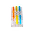 GloboStar® FAST-CONNECT 69908 Τριπλή Κλέμα Ταχείας Σύνδεσης & Διακλάδωσης Καλωδίων - 3 x Είσοδοι & 3 x Έξοδοι με Συμβατή Διατομή Καλωδίων 0.08mm² έως 2.5mm² - 250V/4KV 32A Max - Μ4 x Π4 x Υ1.5cm - Διάφανο με Πορτοκαλί, Κίτρινο & Μπλε - Πακέτο 5 Τεμαχίω... - ledmania.gr