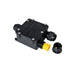 GloboStar® FAST-CONNECT 69915 Τριπλό Υ Αδιάβροχο IP68 Κυτίο Ταχείας Σύνδεσης & Διακλάδωσης Καλωδίων - 3 x Είσοδοι - Εσωτερική Τετραπλή Κλέμα με Συμβατή Διατομή Καλωδίων 4 x 0.5mm² έως 4 x 2.5mm² - 500V 41A Max - Μ13 x Π8 x Υ4cm - Μαύρο - 5 Years Warranty - ledmania.gr