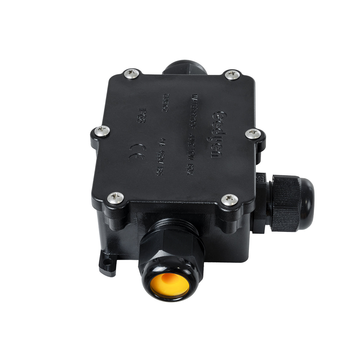 GloboStar® FAST-CONNECT 69922 Τριπλό Υ Αδιάβροχο IP68 Κυτίο Ταχείας Σύνδεσης & Διακλάδωσης Καλωδίων - 3 x Είσοδοι - Εσωτερική Τριπλή Κλέμα με Συμβατή Διατομή Καλωδίων 3 x 0.5mm² έως 3 x 2.5mm² - 450V 41A Max - Μ14 x Π9.5 x Υ4cm - Μαύρο - 5 Years Warranty - ledmania.gr