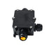 GloboStar® FAST-CONNECT 69922 Τριπλό Υ Αδιάβροχο IP68 Κυτίο Ταχείας Σύνδεσης & Διακλάδωσης Καλωδίων - 3 x Είσοδοι - Εσωτερική Τριπλή Κλέμα με Συμβατή Διατομή Καλωδίων 3 x 0.5mm² έως 3 x 2.5mm² - 450V 41A Max - Μ14 x Π9.5 x Υ4cm - Μαύρο - 5 Years Warranty - ledmania.gr