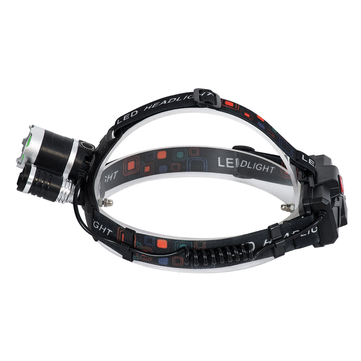 GloboStar® 69926 Φορητός Φακός Κεφαλής Επαναφορτιζόμενος LED Luminus 1 x CREE XM-L2 T6 & 2 XPE LED CHIP x 30W 3000lm 60° Μοιρών με 2 x 18650 Μπαταρία 4400mAh USB 2.0 - 4 Modes - Αδιάβροχο IP54 Ψυχρό Λευκό 6000K Μ7.5 x Π7 x Υ6cm - ledmania.gr