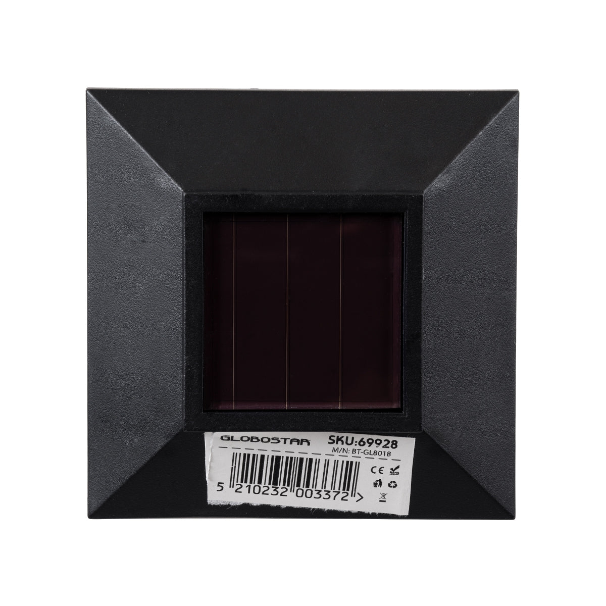 GloboStar® 69928 ΣΕΤ 2 Τεμαχίων Αυτόνομα Ηλιακά Φωτιστικά LED SMD 0.24W/Τεμ. 24lm/Τεμ. με Ενσωματωμένη Μπαταρία 600mAh - Φωτοβολταϊκό Πάνελ με Αισθητήρα Ημέρας-Νύχτας Αδιάβροχο IP65 Φανάρι Κήπου Τετράγωνο Ψυχρό Λευκό 6000K Μ8.5 x Π8.5 x Υ26.5cm - ledmania.gr