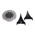 GloboStar® 69929 ΣΕΤ 4 Τεμαχίων Αυτόνομα Ηλιακά Φωτιστικά LED SMD 0.80W/Τεμ. 80lm/Τεμ. με Ενσωματωμένη Μπαταρία 600mAh - Φωτοβολταϊκό Πάνελ με Αισθητήρα Ημέρας-Νύχτας Αδιάβροχο IP65 Φανάρι Κήπου Στρογγυλό Ψυχρό Λευκό 6000K Φ12 x Υ13cm - ledmania.gr