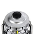 GloboStar® 69933 Αυτόνομο Επαναφορτιζόμενο Φανάρι Camping LED 5W με Επαναφορτιζόμενη Μπαταρία 18650 1200mAh Li-ion - Power Bank - Αδιάβροχο IP54 - Dimmable - Μαύρο Ασημί - Ψυχρό Λευκό 6000K Φ10.2 x Υ18cm - ledmania.gr