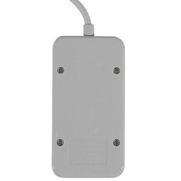 Φορτιστής USB 6 Θέσεων με ON / OFF Διακόπτη 4A 20 Watt 5V DC Λευκός GloboStar 69998 - ledmania.gr