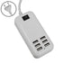 Φορτιστής USB 6 Θέσεων με ON / OFF Διακόπτη 4A 20 Watt 5V DC Λευκός GloboStar 69998 - ledmania.gr