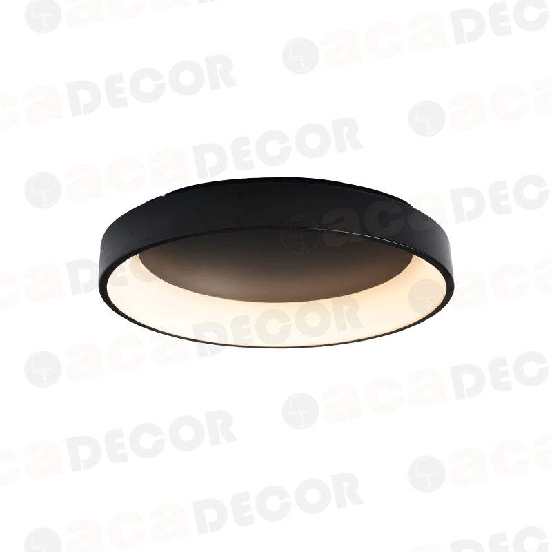 ^ΟΡΟΦΗΣ Φ/Σ LED 80W 3000K 4100LM ΜΑΥΡΟ ΜΕΤΑΛΛΙΚΟ D78XH14CM APOLLO - ledmania.gr
