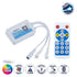 GloboStar® 70038 Ασύρματος LED Dream-Color Magic Digital RGBW Dual Controller Bluetooth με Χειριστήριο RF 16 Keys για LED Digital RGBW Προϊόντα 5v - 12v - 24v 2048 IC - ledmania.gr