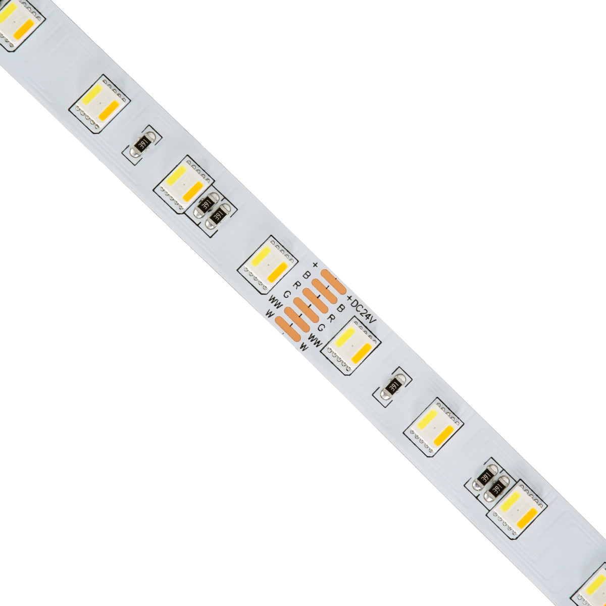 GloboStar® 70263 Ταινία LED SMD 5050 RGBW + WW 5in1 5m 24W/m 60LED/m 120° DC 24V IP20 1150lm/m Ψυχρό Λευκό 6000K & 1050lm/m Θερμό Λευκό 3000K & 900lm/m RGB - ledmania.gr