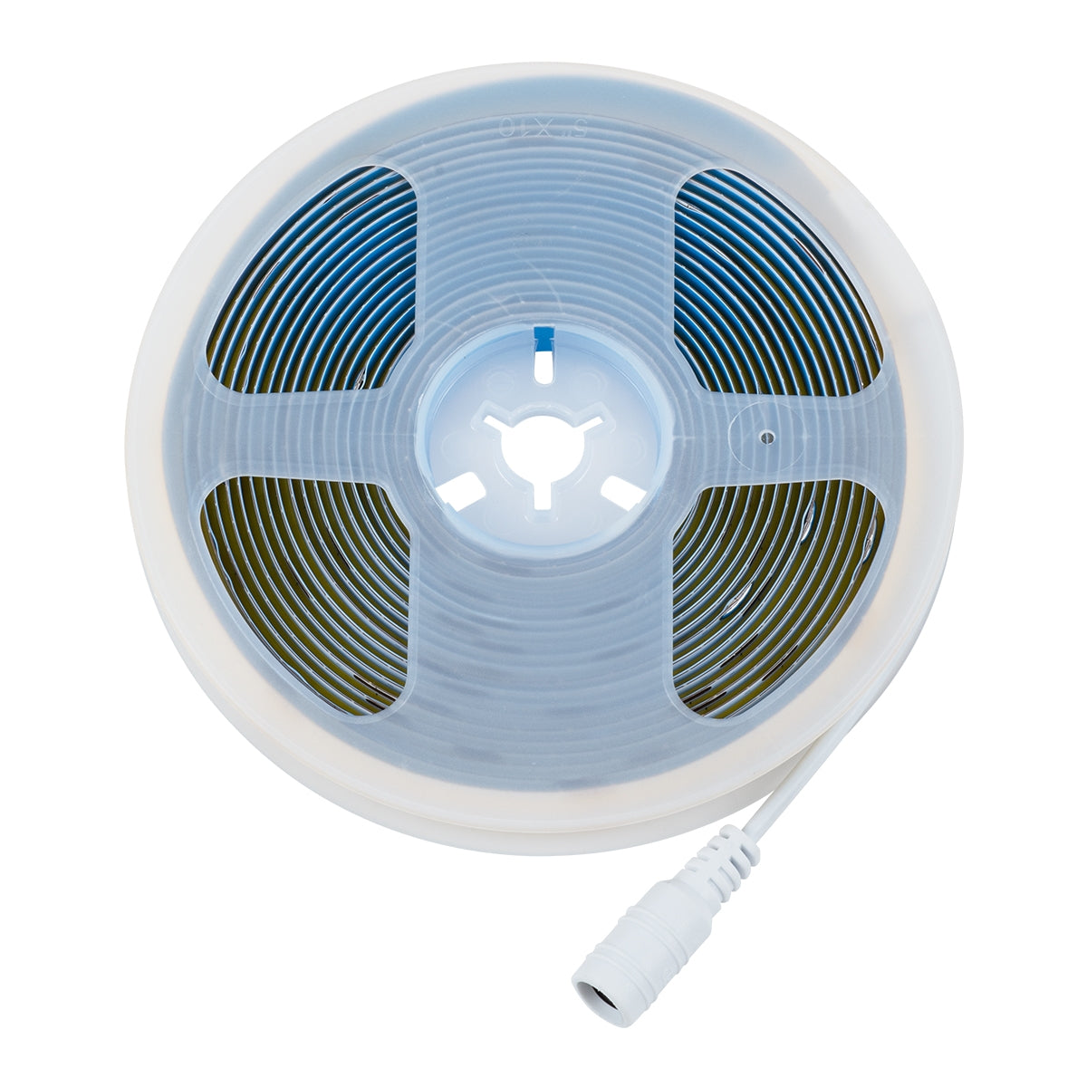 GloboStar® 70415 Σετ Ταινία COB LED 5m 48W/5m 308LED/m 768lm/m 120° DC 12V IP20 με Τροφοδοτικό Θερμό Λευκό 2700K - ledmania.gr