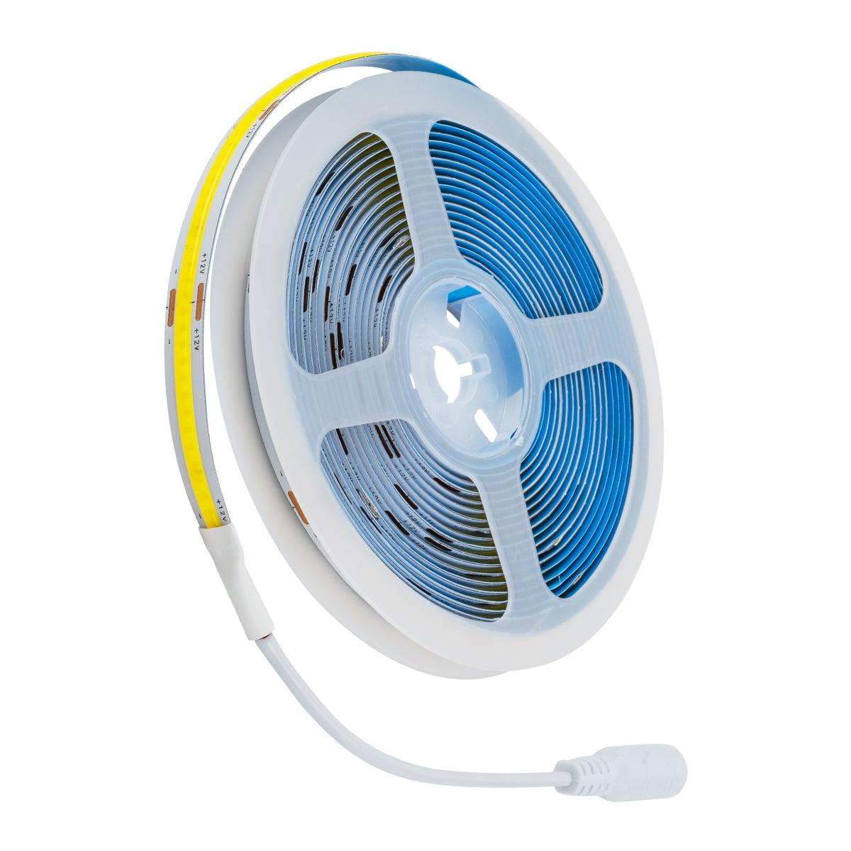 GloboStar® 70416 Σετ Ταινία COB LED 5m 48W/5m 308LED/m 816lm/m 120° DC 12V IP20 με Τροφοδοτικό Φυσικό Λευκό 4500K - ledmania.gr