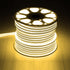 GloboStar® 70482 DOUBLE-SIDED 120°+120° Degree Neon Flex Epistar LED SMD 2835 1m 12W/m 120LED/m 1248lm/m 120°+120° DC 24V Αδιάβροχη IP68 Θερμό Λευκό 3000K Dimmable - ledmania.gr