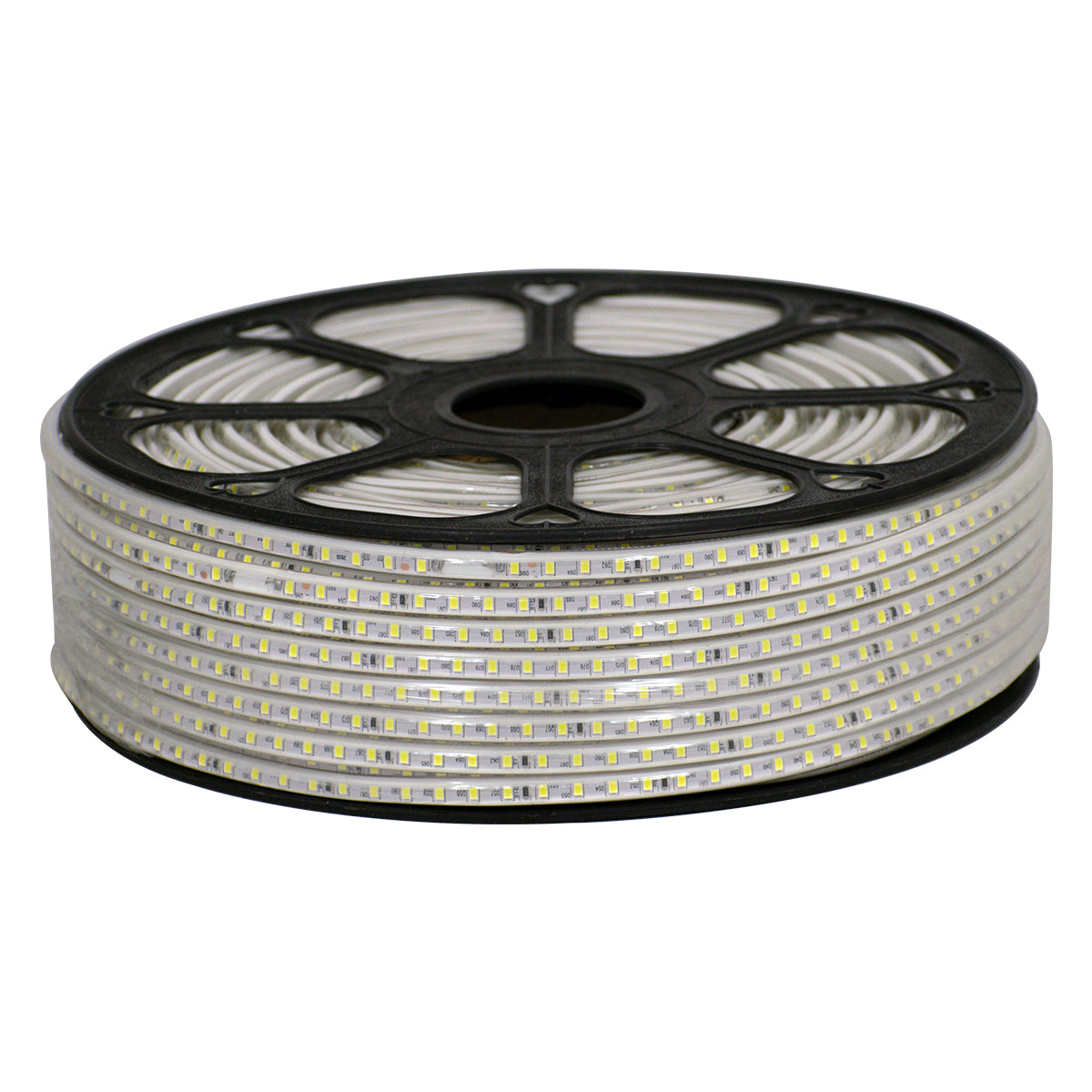 GloboStar® 70500 Slim Ταινία Μονής Σειράς Epistar LED SMD 2835 1m 12W/m 96LED/m 1680lm/m 120° DC 230V Αδιάβροχη IP68 Ψυχρό Λευκό 6000K Dimmable - ledmania.gr